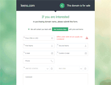 Tablet Screenshot of leens.com